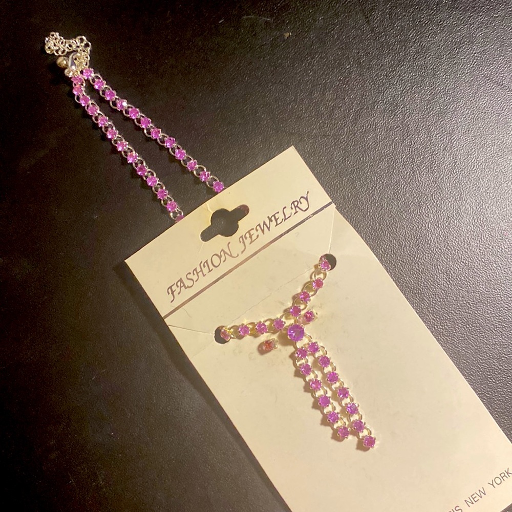This is a fashion jewelry necklace, never been worn and made in china.